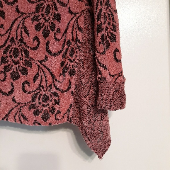 ORANGE COZY KNIT TOP/COVERUP,   L - Picture 3 of 6